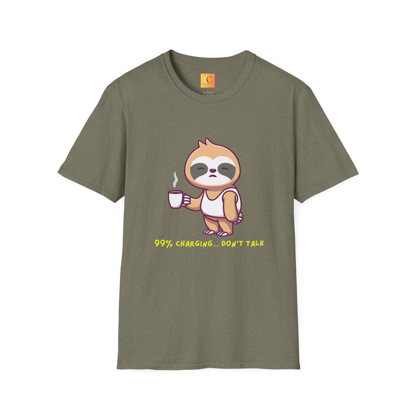 Graphic Tee for Introverts - 99% Charging...