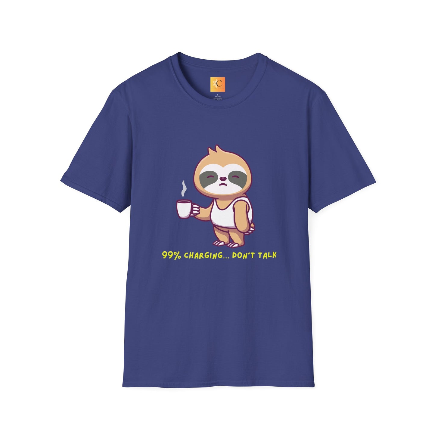 Graphic Tee for Introverts - 99% Charging...