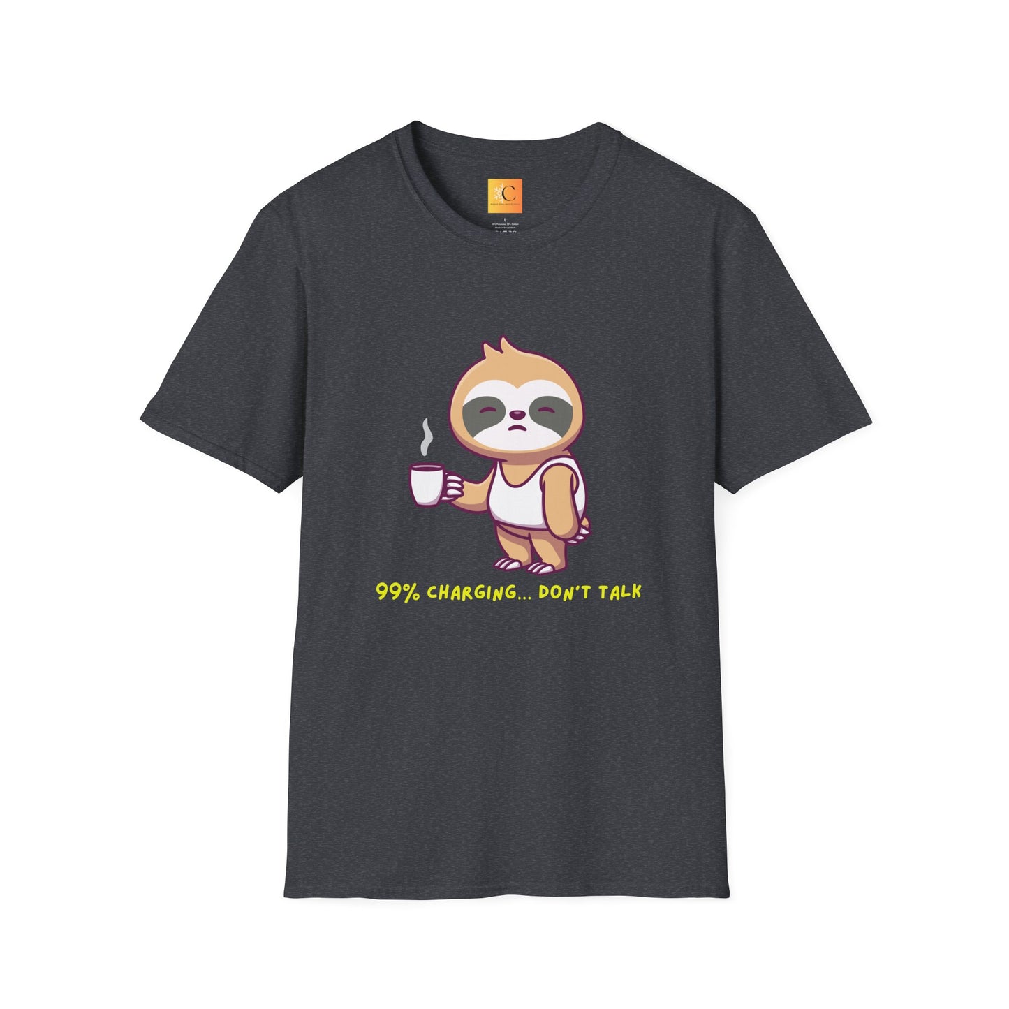 Graphic Tee for Introverts - 99% Charging...