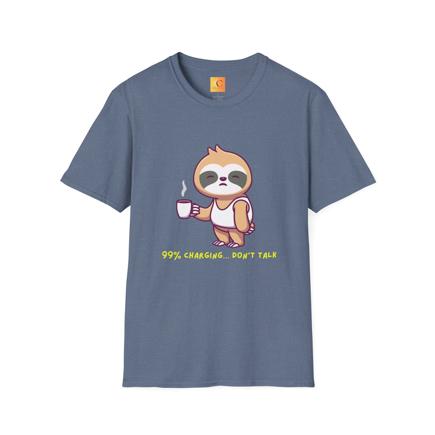 Graphic Tee for Introverts - 99% Charging...
