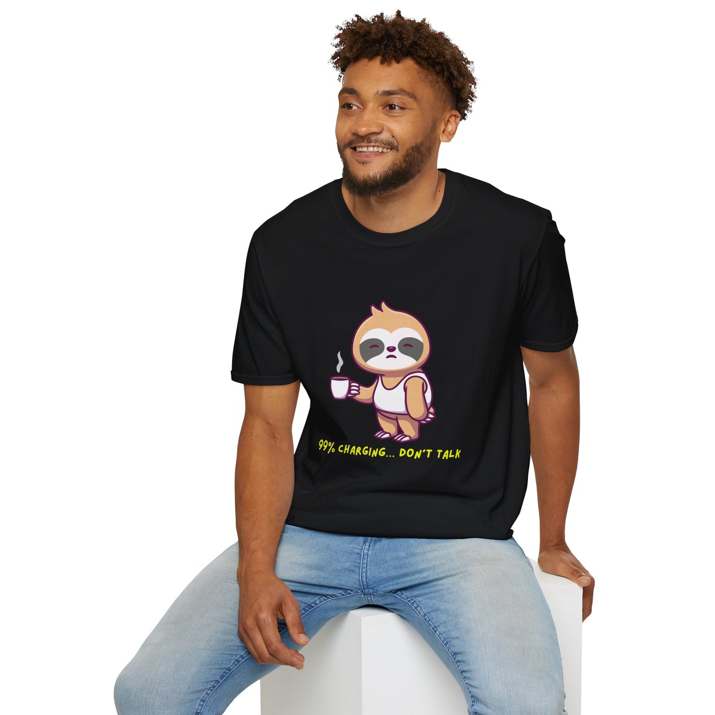 Graphic Tee for Introverts - 99% Charging...