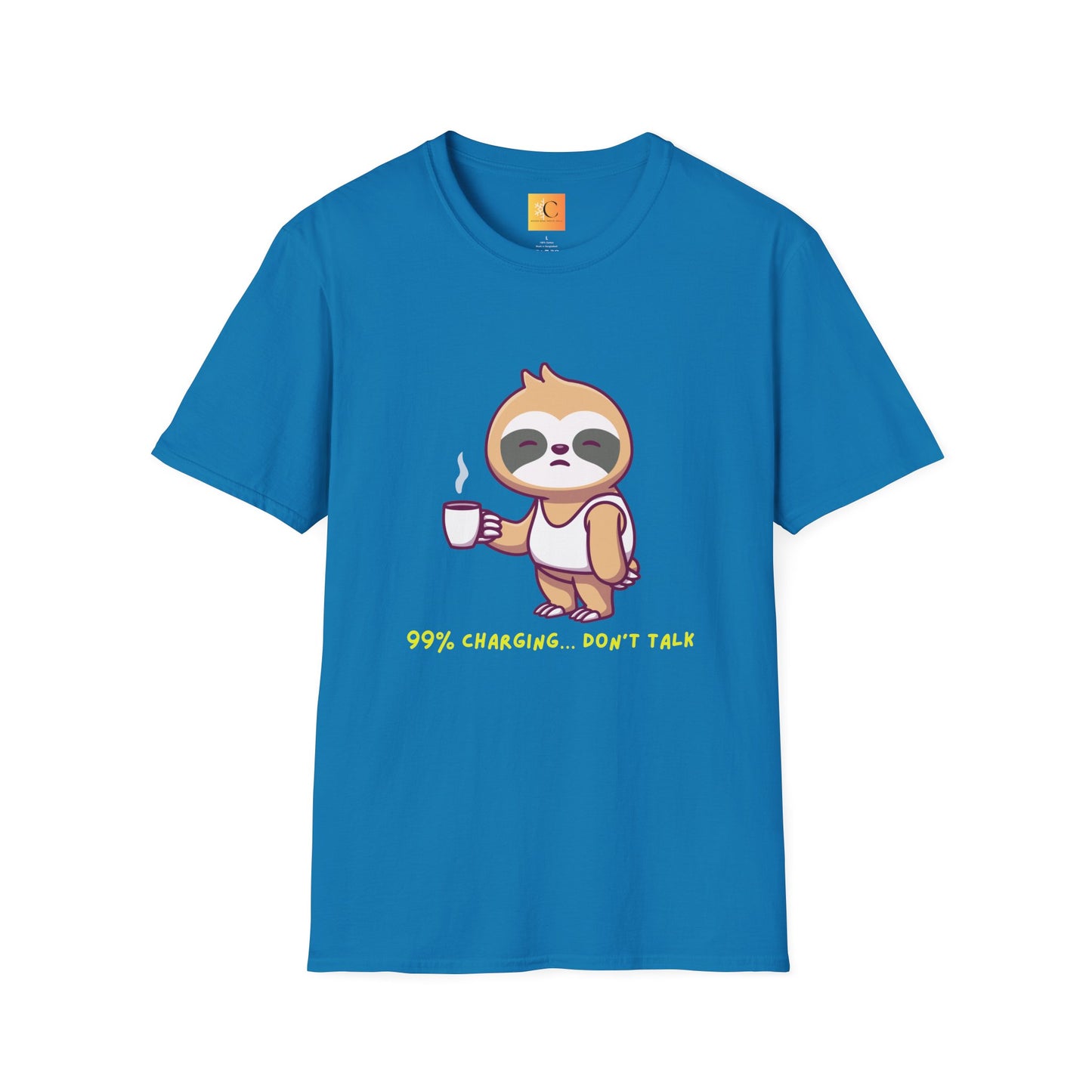 Graphic Tee for Introverts - 99% Charging...