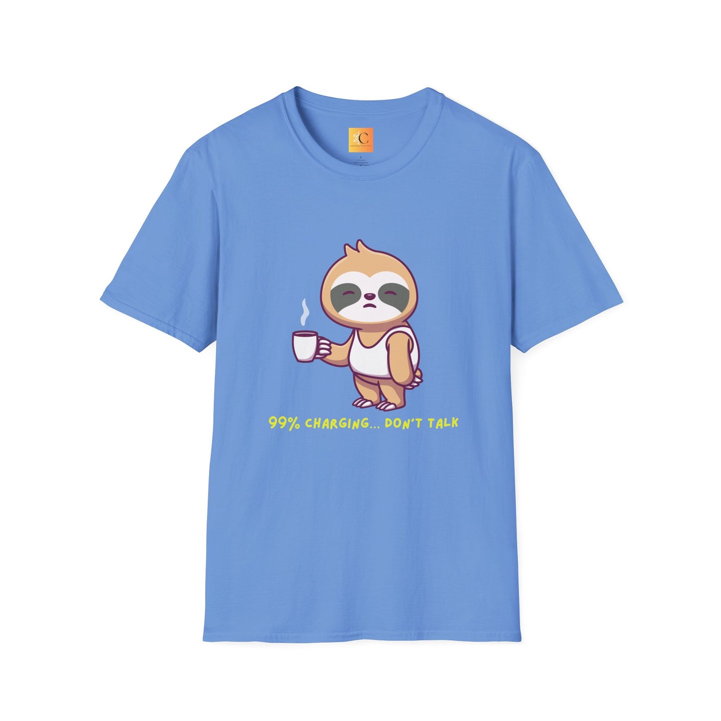 Graphic Tee for Introverts - 99% Charging...
