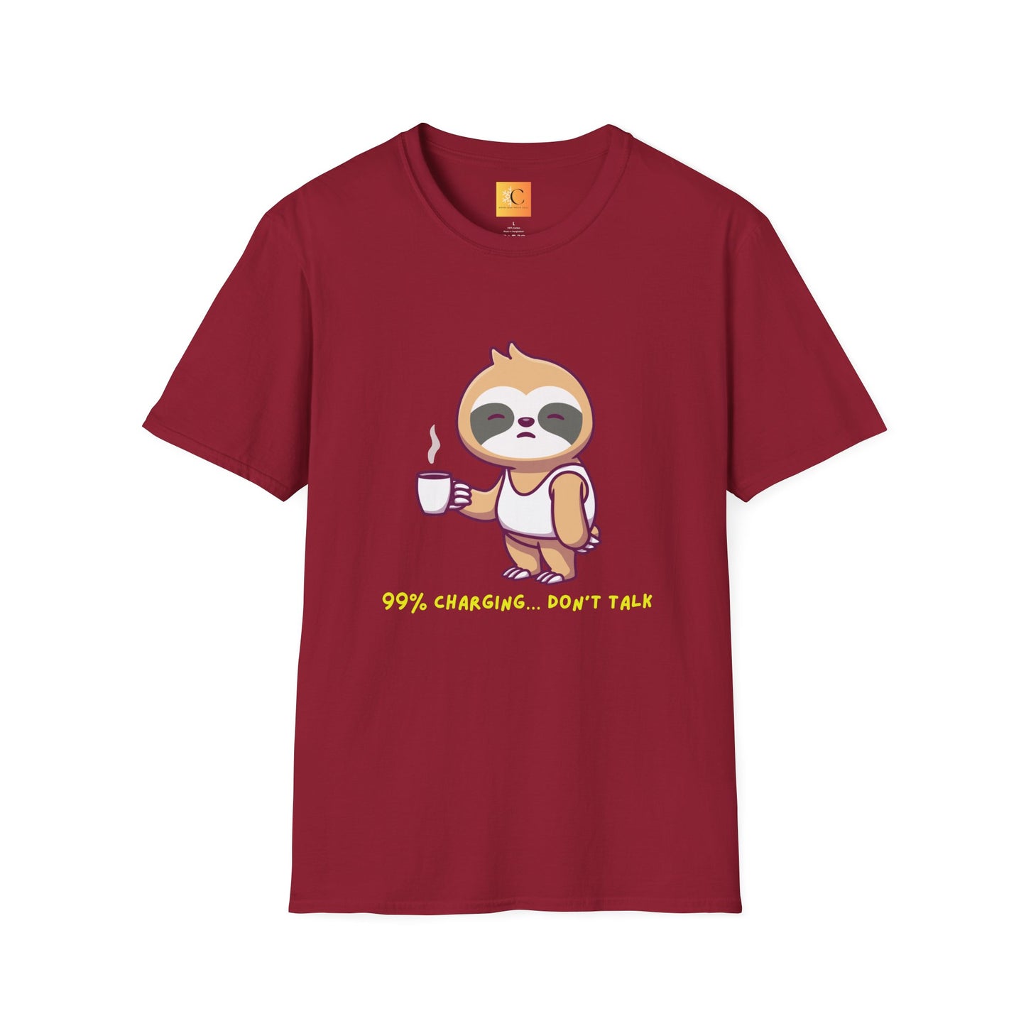 Graphic Tee for Introverts - 99% Charging...