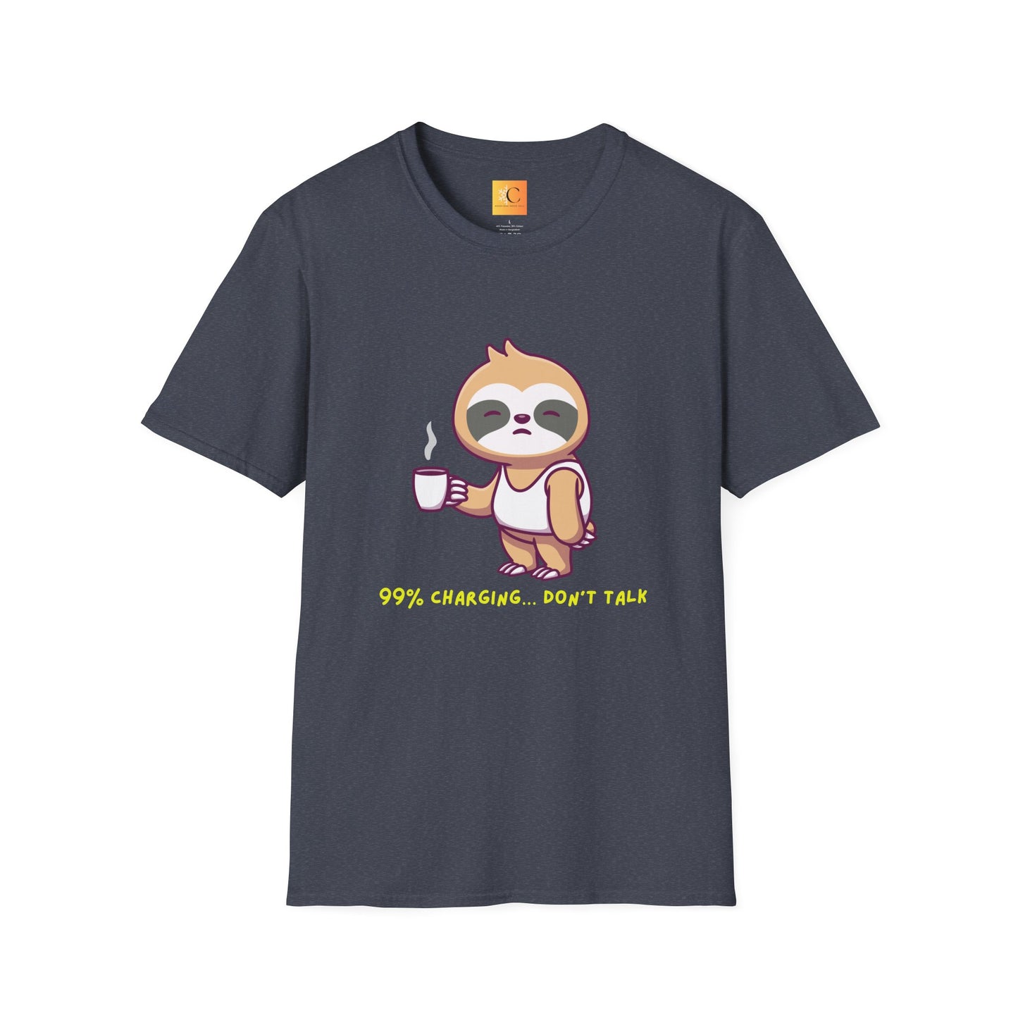 Graphic Tee for Introverts - 99% Charging...