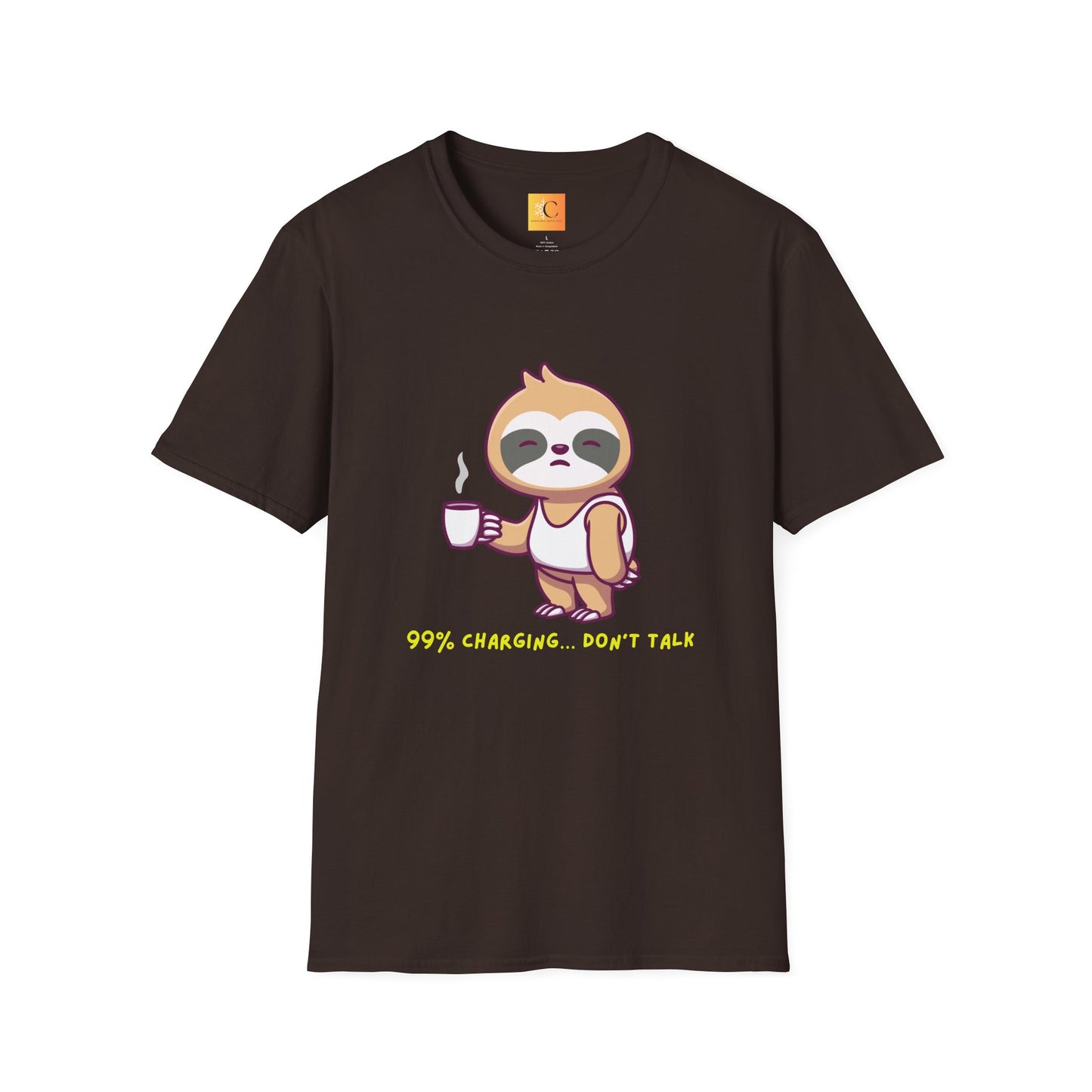 Graphic Tee for Introverts - 99% Charging...